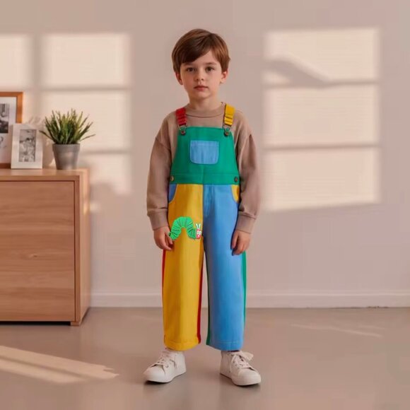 The Very Hungry Caterpillar Overalls Jumpsuit Birthday Bodysuit clothes - Picture 2 of 4